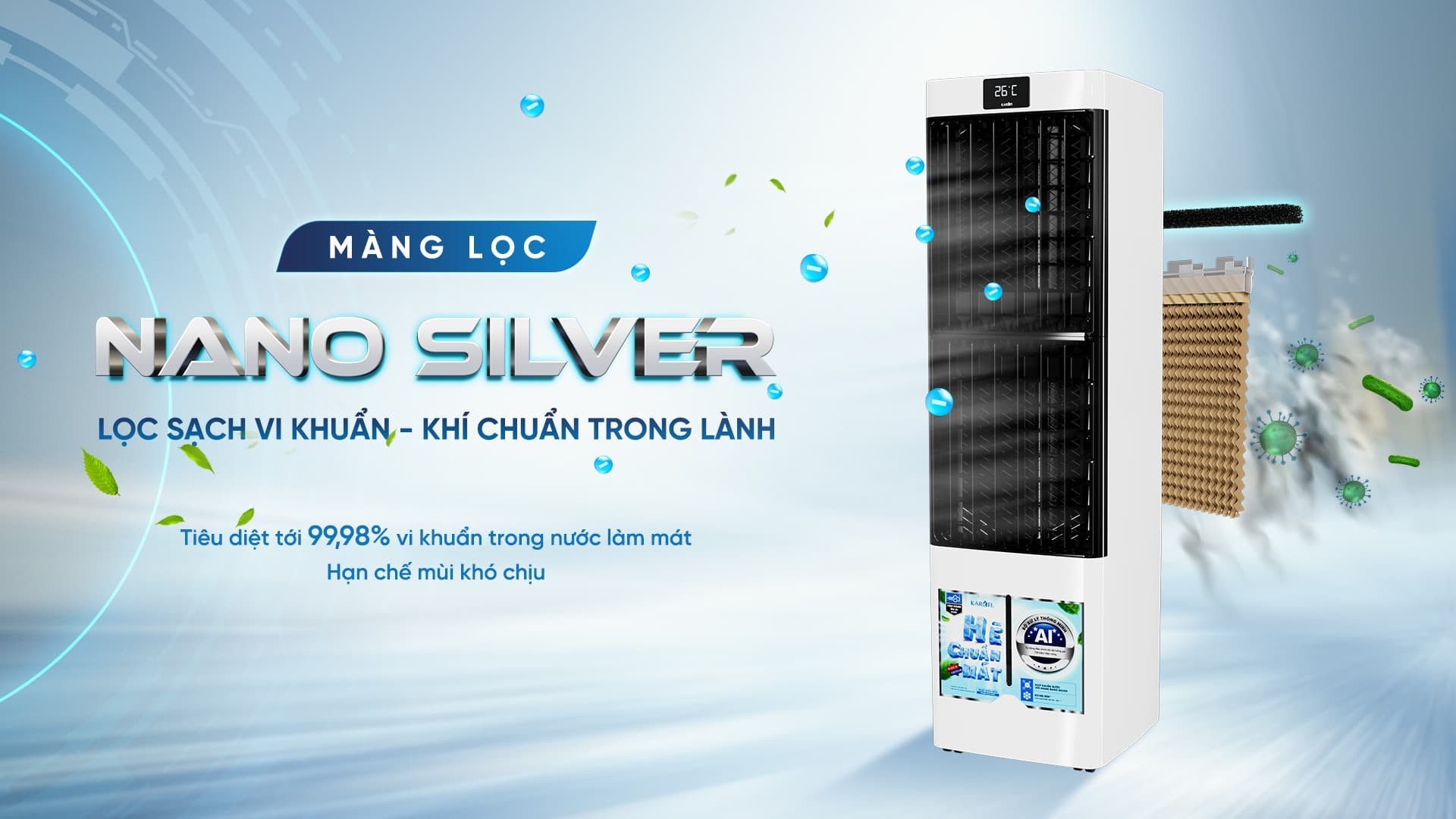 Quạt điều hòa Karofi KAC-H132R Quạt điều hòa Karofi KAC-H132R