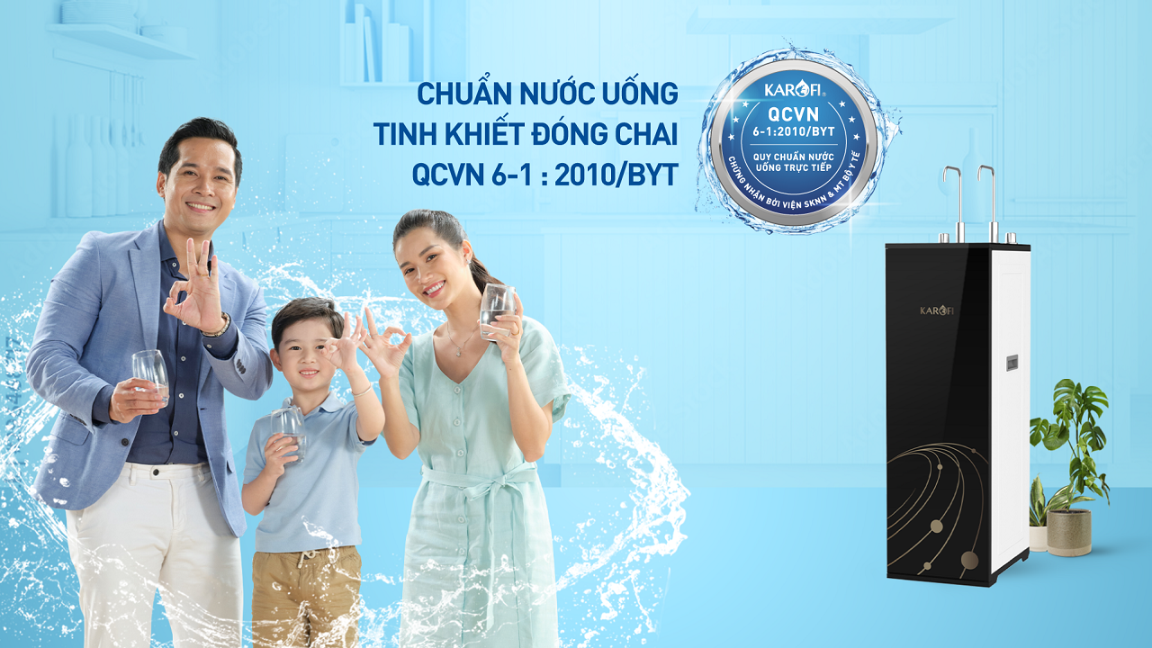 Máy lọc nước nóng nguội Karofi KAH-D15