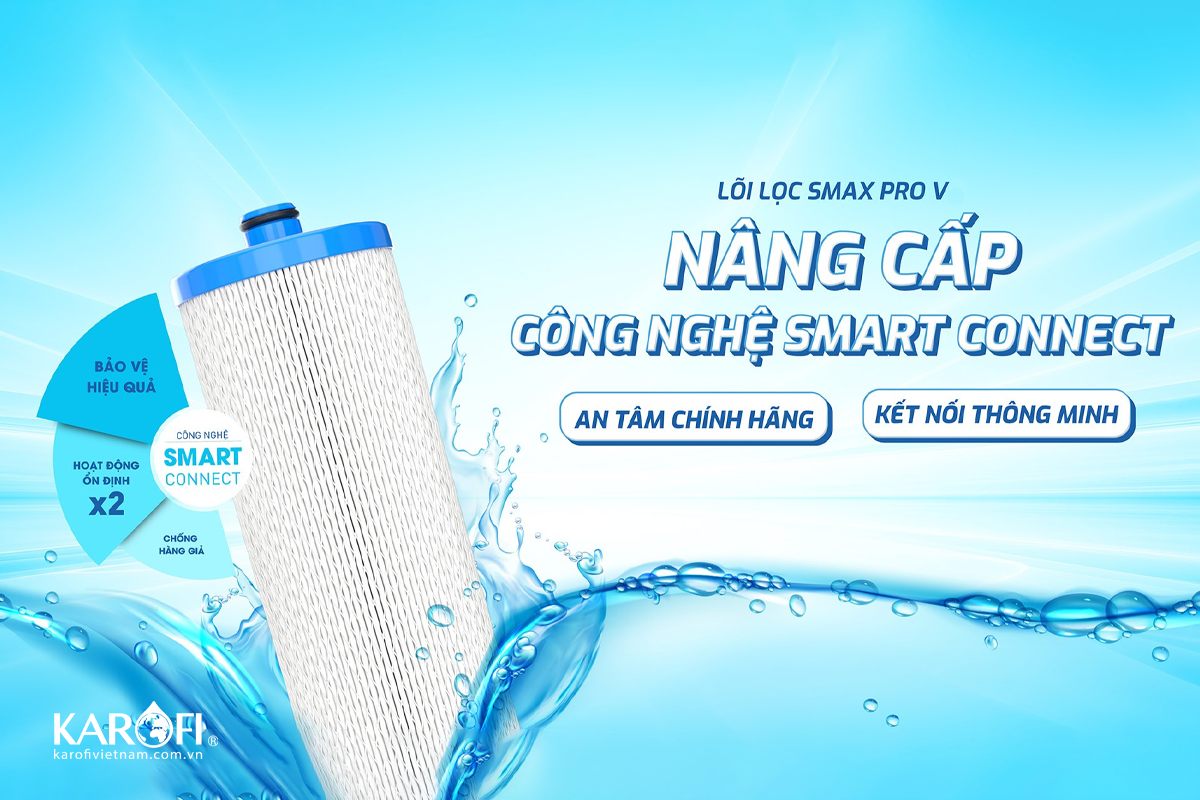 Bộ lõi lọc thô Smax Pro V nâng cấp từ bộ lõi Smax Pro