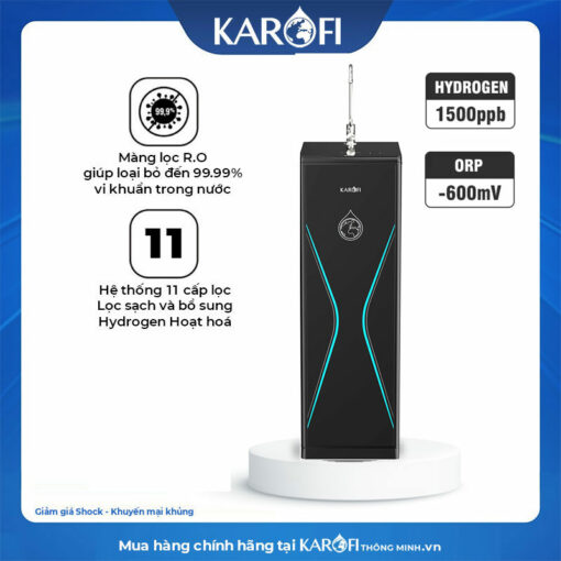 Máy lọc nước Karofi KAQ-D36S + Alkaline - 11 lõi